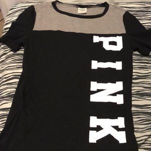 black tee from PINK